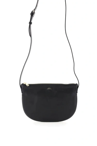 Shop Apc Maelys Shoulder Bag In Black