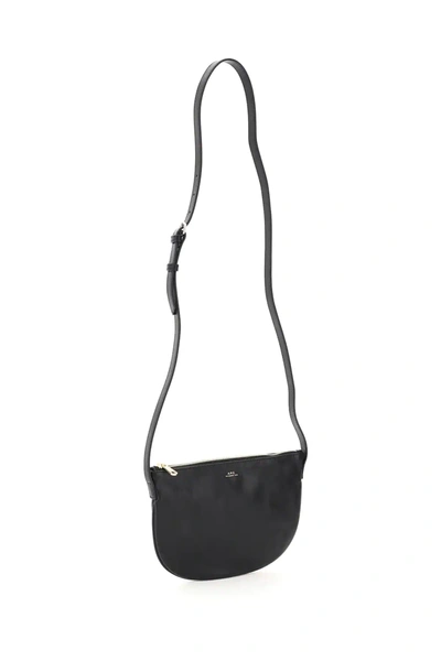 Shop Apc Maelys Shoulder Bag In Black