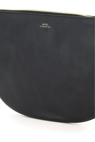 Shop Apc Maelys Shoulder Bag In Black