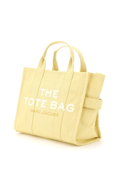 Shop Marc Jacobs The Small Traveler Tote Bag In Yellow,white