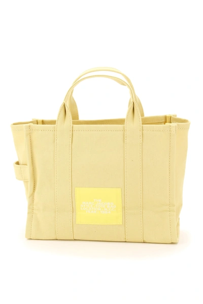 Shop Marc Jacobs The Small Traveler Tote Bag In Yellow,white