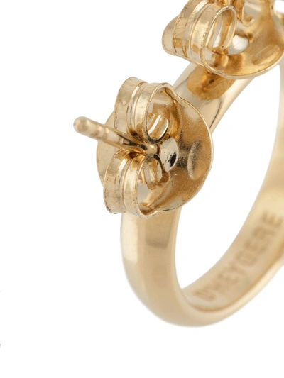 Shop D'heygere Butterfly Fastening-embellished Ring In Gold