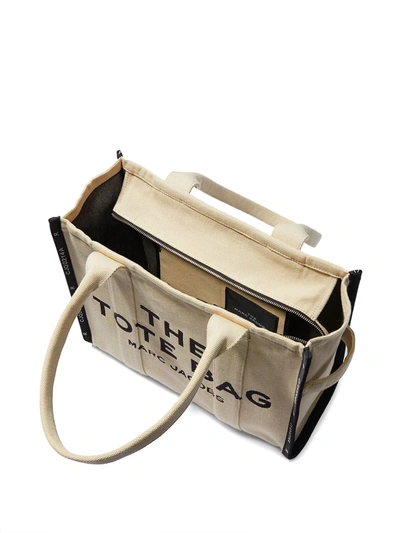 Shop Marc Jacobs The Large Tote Bag In Neutrals