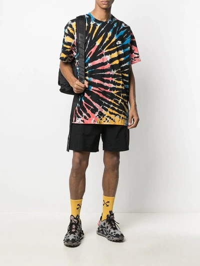 NIKE TIE-DYE-PRINT COTTON T-SHIRT 