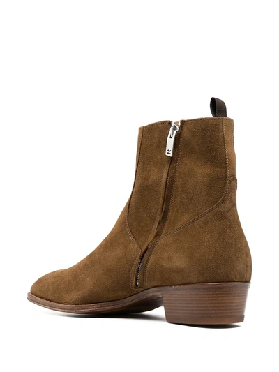 Shop Represent Suede Ankle Boots In Brown