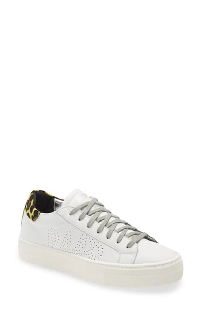 Shop P448 Thea Platform Sneaker In White/ Cleoye