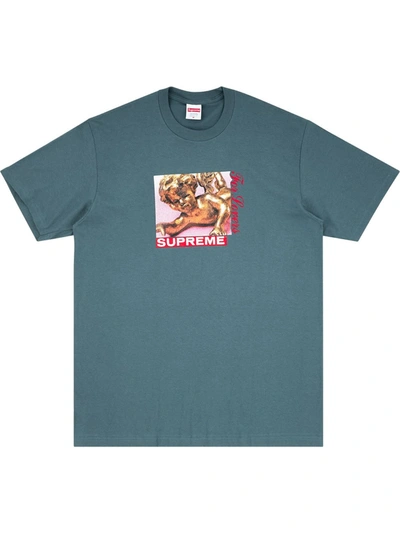 Shop Supreme Lovers Print T-shirt In Blue