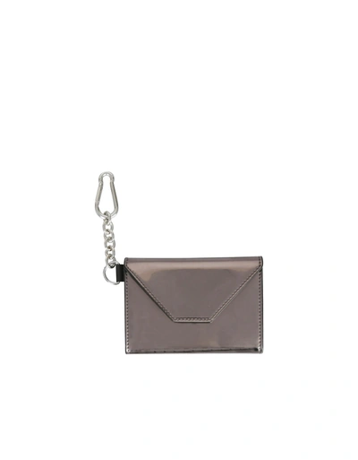 Shop Dsquared2 Card Holder With Logo In Silver