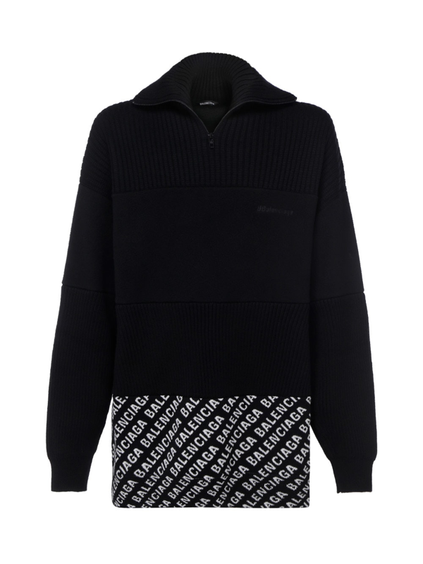 black balenciaga sweater