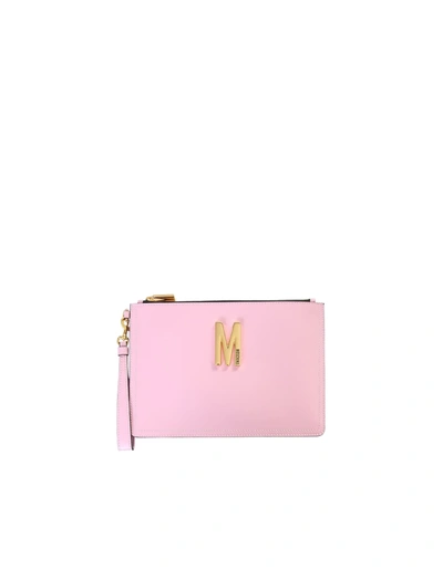 Shop Moschino Pouch With Logo