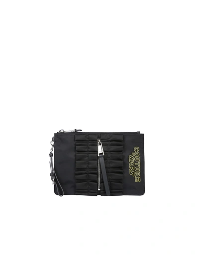 Shop Moschino Couture Wars Clutch In Black