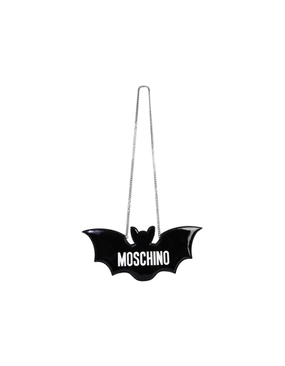 Shop Moschino Bat Bag In Black
