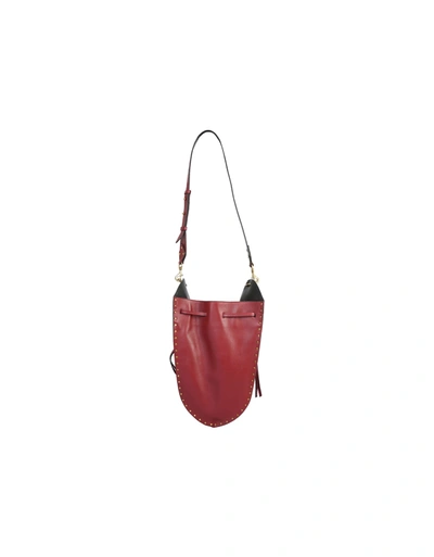 Shop Isabel Marant Taj Shoulder Bag In Red