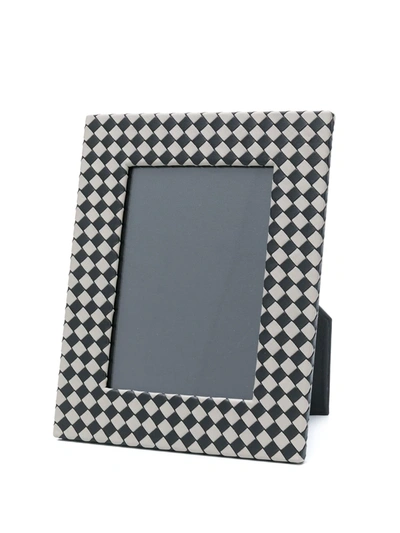 Shop Bottega Veneta Small Photo Frame In Grey