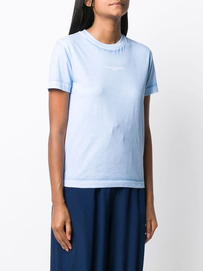 Stella Mccartney T-shirt Overprinted Color Shirt In Blue