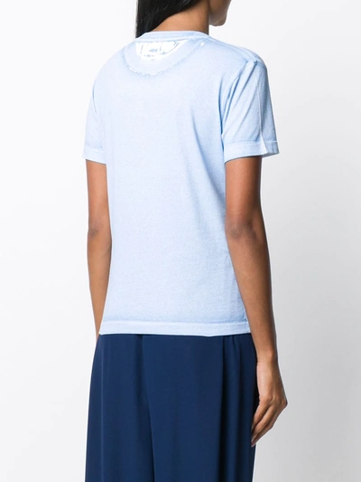 Stella Mccartney T-shirt Overprinted Color Shirt In Blue