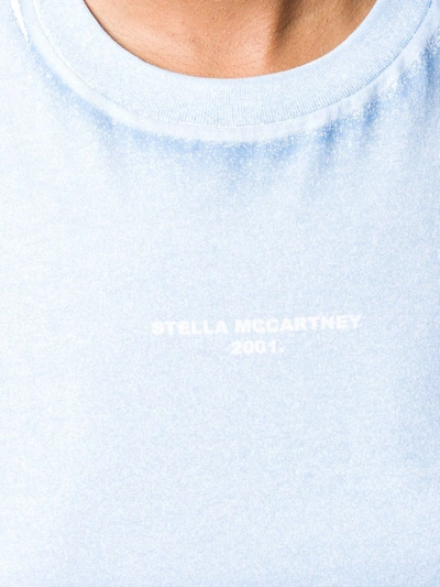 Stella Mccartney T-shirt Overprinted Color Shirt In Blue