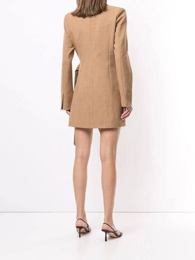 Shop Anna Quan Valentina Belted Dress In Brown