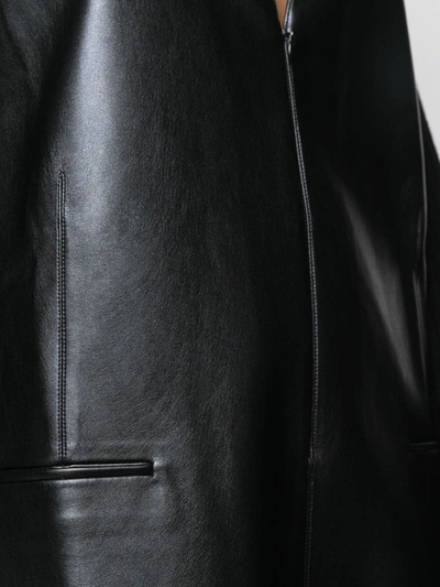 Shop Peter Do V-neck Midi Dress In Black
