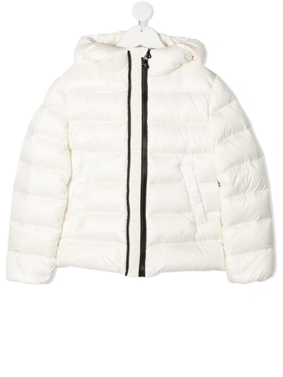 Shop Moncler Alithia Puffer Jacket In White