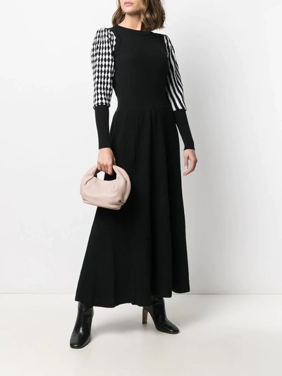 Shop Ami Amalia Urban Queen Peplum Dress In Black