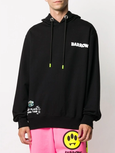 Shop Barrow Logo-print Cotton Hoodie