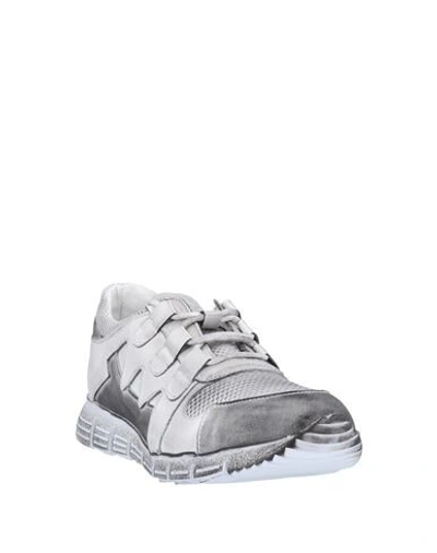 Shop Daniele Alessandrini Man Sneakers Grey Size 9 Soft Leather