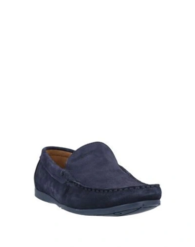 Shop Docksteps Loafers In Dark Blue