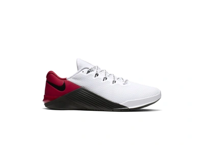 Pre-owned Nike Metcon 5 White University Red In White/black/university Red  | ModeSens