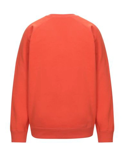 Shop Carhartt Sweatshirts In Orange
