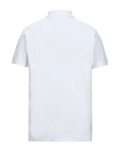 Shop Aspesi Man Polo Shirt White Size Xxl Cotton