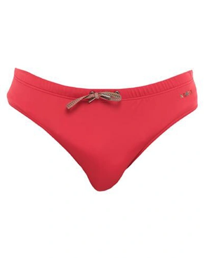 Shop Missoni Swim Briefs In Red