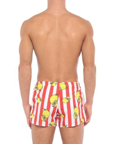 Shop Yes I Am Swim Trunks In Red
