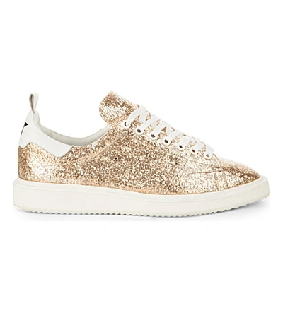 Golden Goose Gold Glitter Starter Low-top Sneakers