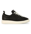 Golden Goose Black Leather Low-top Starter Sneakers In Blk/white