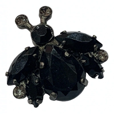 Pre-owned Marni Black Metal Pins & Brooches