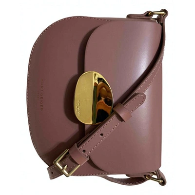 Pre-owned Kurt Geiger Leather Crossbody Bag In Pink