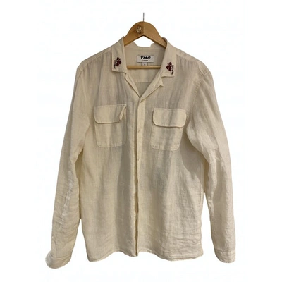 Pre-owned Ymc You Must Create Beige Linen Shirts