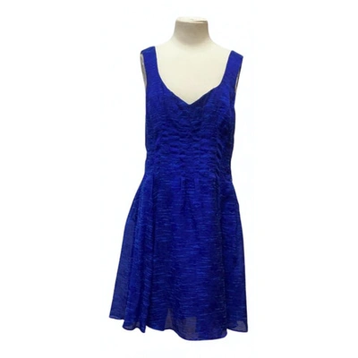 Pre-owned Zac Posen Blue Dress