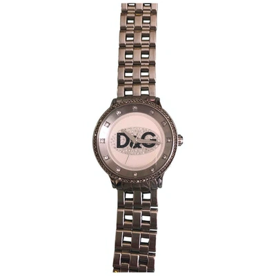 Pre-owned Dolce & Gabbana Watch In Silver