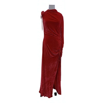 Pre-owned Monse Maxi Dress In Red