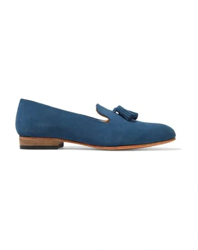 Shop Dieppa Restrepo Loafers In Pastel Blue