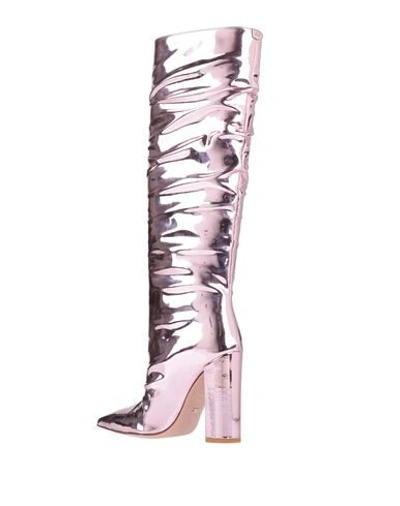 Elisabetta Franchi Knee Boots In Pink