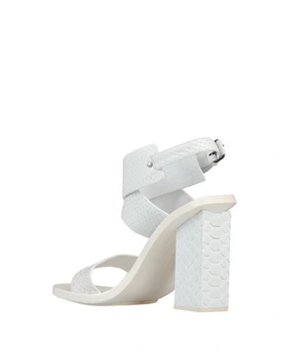 Shop Veronique Branquinho Sandals In White