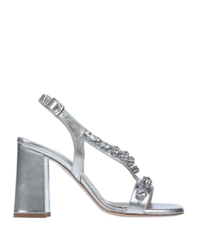 Shop Ottod'ame Sandals In Silver