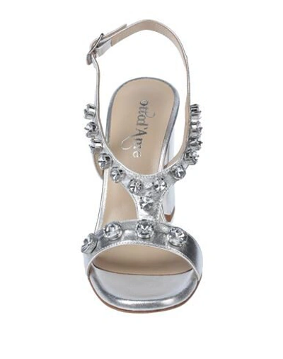 Shop Ottod'ame Sandals In Silver