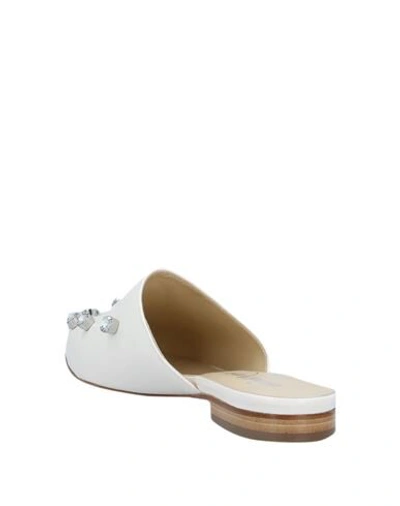 Shop Ottod'ame Woman Mules & Clogs Ivory Size 7 Soft Leather In White