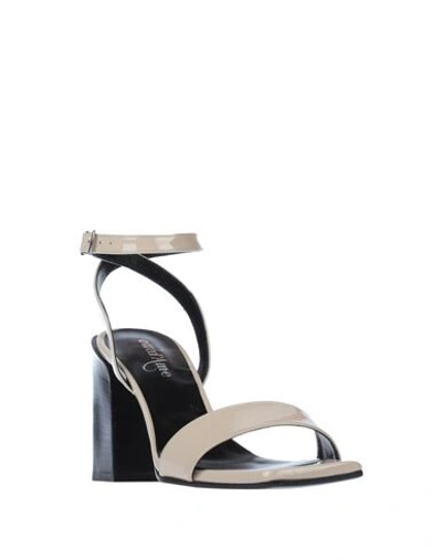 Shop Ottod'ame Sandals In Beige