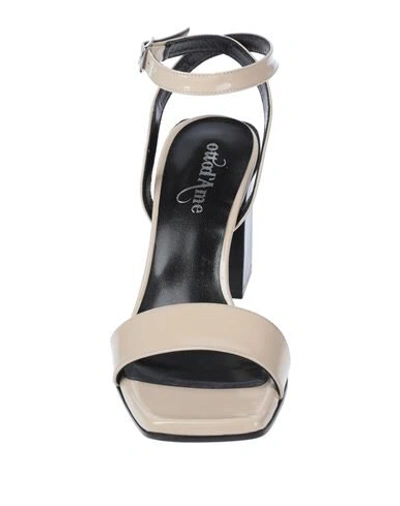 Shop Ottod'ame Sandals In Beige