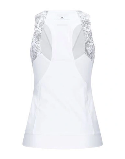 Shop Adidas By Stella Mccartney Tank Tops In White